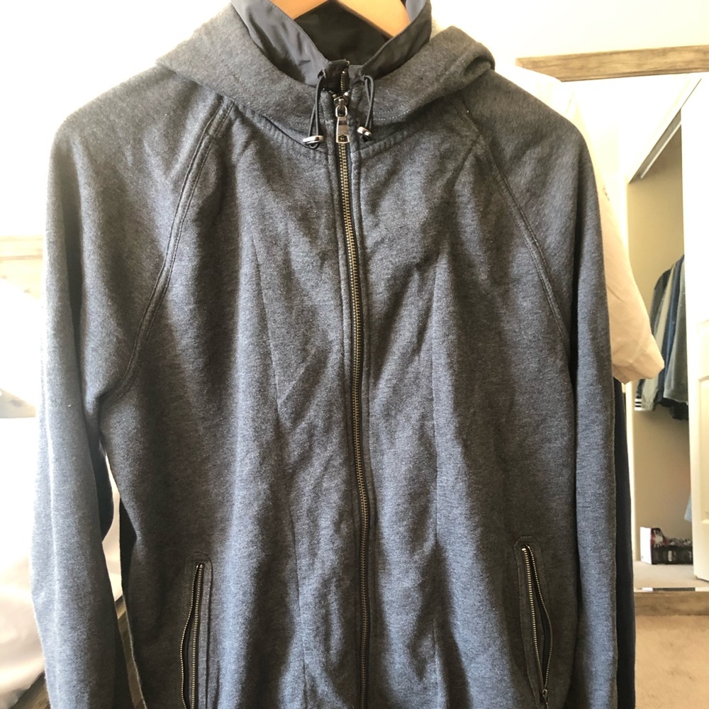 Men’s Banana Republic zip up hoodie size large